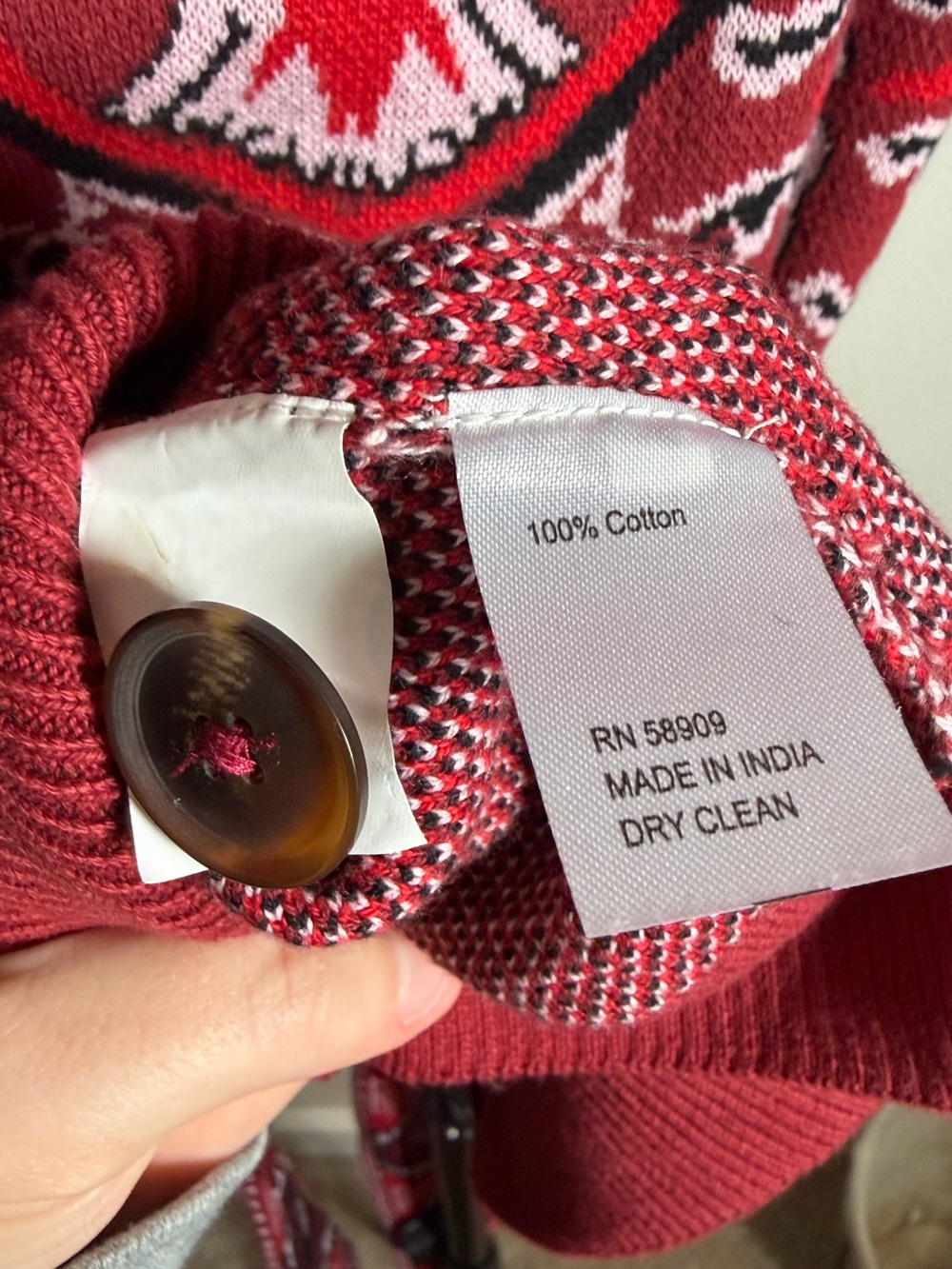 100% Cotton Wrap Cardigan - Picture 3 of 5